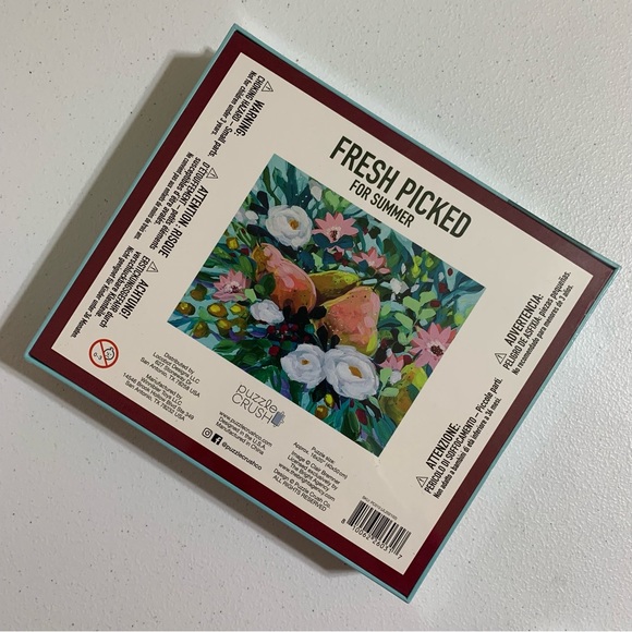 Puzzle Crush-Fresh Picked For Summer-500 Piece Puzzle-NIB - Picture 4 of 4
